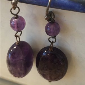 Coldwater Creek Earrings in purple